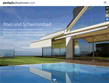 Tablet Screenshot of einfachschwimmen.com